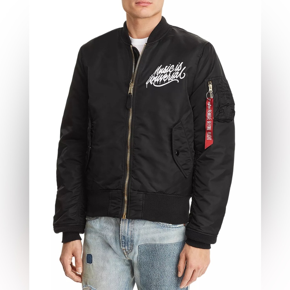 Bravado Music Is Universal Bomber Jacket